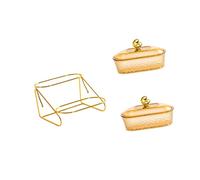 NonMiFyR Frutero de Varios Niveles Bandeja Central para Frutas Soporte para Servir Alimentos Y Organizador de Verduras Material PP Extraíble Adecuado para, Style B 2 Grids, Individual