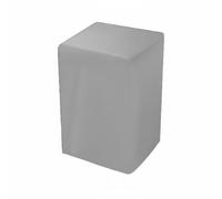 NonMiFyR Funda Protectora de Audio para Altavoz Rectangular Impermeable Fabricada Oxford 210D con Recubrimiento Resistente para Proteger Equipo Contra Polvo y , Plateado , 30.5 28 46cm