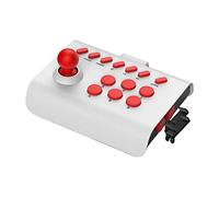 NonMiFyR Game Joystick Mando Arcade Rocker con Función Y Controlador Cableado Y Inalámbrico Bluetooth V5.0 Soporte para Smartphones Y de J, Blanco Rojo
