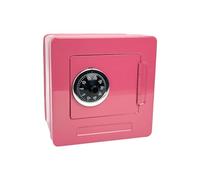 NonMiFyR Hucha Infantil con Contraseña - Pequeña Caja de Dinero con Protección por Contraseña para Niños - Regalo Práctico, Rosa roja