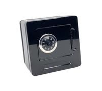 NonMiFyR Hucha Infantil con Contraseña - Pequeña Caja de Dinero con Protección por Contraseña para Niños - Regalo Práctico, Negro