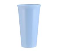 NonMiFyR Jarrón Minimalista Jarrón Artístico para Flores Centro de Mesa Contemporáneo Elegante Soporte para Plantas Superficie Lisa Base Engrosada Adecuado Par, Azul, Individual