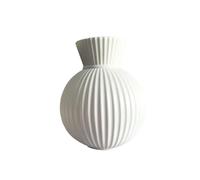 NonMiFyR Jarrón Moderno, Elegante, Versátil Y Decorativo, Ideal para Fiestas de Primavera, Estanterías, de Centro, Dormitorios U Oficinas, White L, Individual