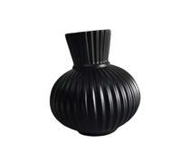 NonMiFyR Jarrón Moderno, Elegante, Versátil Y Decorativo, Ideal para Fiestas de Primavera, Estanterías, de Centro, Dormitorios U Oficinas, Black M, Individual