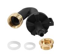 NonMiFyR Lavador de Botellas para Fregadero, Lavadora de Botellas Tipo Chorro, Lavadora de Garrafas Multiusos con Adaptador de Grifo, Lavadora de Botellas de C
