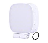 NonMiFyR Luz para Selfies, Luces de Relleno, 3 Luces, conferencias, Vlogs, Selfies, fotografía, 360 Grados, compacta, transmisión en, luz para teléfono, Blanco