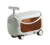 NonMiFyR Maleta de Viaje con Ruedas, compacta, Ligera, para niños y niñas, Azul