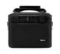 NonMiFyR Maletín Protector para Proyector Fabricado en Material EVA Acolchado Y Tela Oxford Resistente Al Agua Y Los Arañazos con Divisor Acolchado Y Asa Ergo, Negro