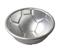 NonMiFyR Molde para Pastel con Forma de Balón de Fútbol, Molde Antiadherente Multifuncional de Aleación de Aluminio para Hornear Pasteles, Herramienta para B