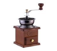 NonMiFyR Molinillo de Café Manual con, Molinillo de Madera Estilo Retro, Máquina para Moler Café Espresso, Ideal para La Oficina, Viajes, Camping Y Ca