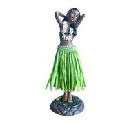 NonMiFyR Muñeco Hawaiano para Salpicadero, Figura de Resina de 6,3 Pulgadas, Decoración Interior del Coche.