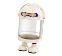 NonMiFyR Organizador de Muñecos de Peluche con Forma de Tubo, Bonito Contenedor para Guardar Juguetes Y Adornos, Ideal para El Dormitorio Del Niño, Blanco, tal como se describe