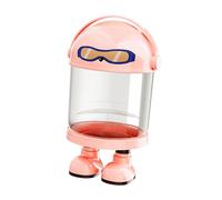 NonMiFyR Organizador de Muñecos de Peluche con Forma de Tubo, Bonito Contenedor para Guardar Juguetes Y Adornos, Ideal para El Dormitorio Del Niño, Rosa, tal como se describe