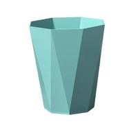 NonMiFyR Papelera Pequeña, Papelera Redonda Simple Sin Tapa, Contenedor de Basura, Papelera para Dormitorio, Hotel, Baño, Dormitorio, Verde, Individual