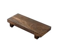 NonMiFyR Pedestal de Madera Elevador de Madera para Encimera de Baño Bandeja de Tocador Jabonera para Exhibición para Lavabo Mesa de Centro en Liquidación, S