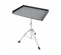 NonMiFyR Percusión Bandeja de Almacenamiento Mesa de Trabajo para Percusionista Accesorio con Soporte Fijo y Madera de Adecuada para Práctica Instrumental, Negro-B