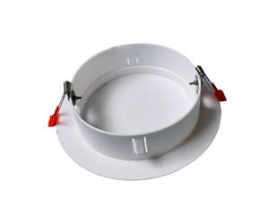 NonMiFyR Placa Embellecedora para Techo con Resorte, Embellecedor para Luz Empotrada, Tapa Redonda Resistente para Empotrables con Hebilla para Aberturas, Agujero de 156 a 190