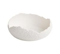 NonMiFyR Plato de Postre, Plato de Cena de Cerámica, Plato de Cerámica Versátil, Plato de Aperitivo, Plato para Servir en La Cocina, Cafetería, Fiesta, Desayun, Blanco, Individual