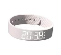 NonMiFyR Reloj Inteligente de Actividad Física con de Calorías, Podómetro Y Pantalla de Distancia, Podómetro Portátil para - Gesc, Blanco
