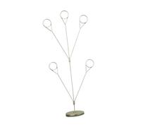 NonMiFyR Soporte de Escritorio para Tarjetas, Marco de Fotos Familiar, Clips, Soporte para Fotos, Tarjetas de Boda, Etiquetas de Cumpleaños, Aniversario, Rama, Oro