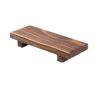 NonMiFyR Soporte de Madera con Pedestal, Jabonera, Expositor Moderno para Lavabo, Decoración para Jabón, Dispensador de Jabón para Botellas de Jabón, Lavabo, B