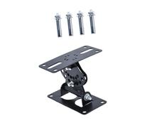 NonMiFyR Soporte para Altavoz, Soporte de Pared Compacto de Metal, Fácil Instalación, Ajustable Universalmente, Adecuado para Sala de Estar, Oficina de, Versión Horizontal