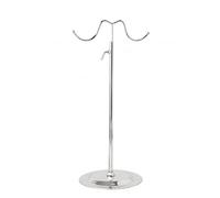 NonMiFyR Soporte para Bolsos Ajustable Expositor de Pie Organizador Colgador Perchero Metálico de Hierro con Base Pesada Antivuelco Adecuado para Comercios , Original , Ajustable