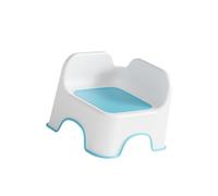 NonMiFyR Taburete Infantil, Taburete Multiusos Ergonómico, Silla Infantil, Cambiador de Zapatos, Reposapiés para Cocina, Guardería, Dormitorio Y Baño, Azul, Individual