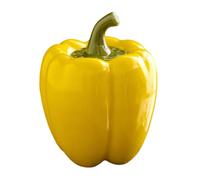 NonMiFyR Tarro para Hojas de Té, Lata para Almacenar Hojas de Té, Recipientes de Té Portátiles Coleccionables con Forma de Chile, Lata de Té para La Cocina O L, Amarillo, Individual