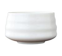 NonMiFyR Taza de Té Portátil, Duradera, para del Té, de Cerámica Resistente Al, Accesorios para Té Matcha, Ideal para El Hogar, La Cocina, La O, Blanco, Individual