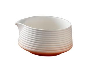NonMiFyR Tazón para Matcha, Tazón para Mezclar Té, Adorno, Tazón de Cerámica Tradicional Portátil, Taza de Matcha para El Hogar, Comedor, Amigos, Amante del Ma, Blanco Y Rojo, Individual