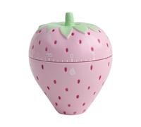 NonMiFyR Temporizador de Cocina Mecánico con Alarma, Bonito Diseño de Fresa, Práctico Y Ligero, con Recordatorio de, Herramienta de Cocina para El