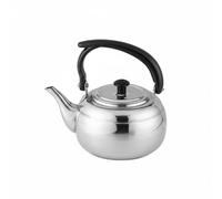 NonMiFyR Tetera de Acero Inoxidable Robusta para Cocina Hervidor de Agua Calentador para Té Apta para Uso Adecuada para Escenarios de Café y Comida Rápida, Array, Plateado Sin Filtro