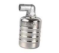 NonMiFyR Válvula de Flotador de Control Automático de Nivel de Agua. Diseñada con Piezas de Acero Inoxidable para Una Instalación Rápida. Adecuada Pa, Entrada Lateral, 0.5 Inch Interface