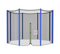 nonmon Red de Seguridad Repuesto para Trampolín Exterior,Círculo Diámetro 366 cm,Resistente a Rayos UV & Recinto de Malla,Envolvente Protectora para 12ft Cama Elástica Jardín Deportivo de 8 Barras
