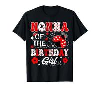 Nonna of The Birthday Girl Lady Bug Fiesta de cumpleaños Camiseta