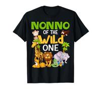 Nonno Of The Wild One Zoo Birthday Safari Family Camiseta