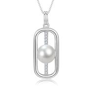 NONNYLLEI Collar de Perlas - Regalo para Esposa, Mujeres, Aniversario, Día de la Madre, Boda, Cumpleaños, Navidad, San Valentín - Joyería Pearl