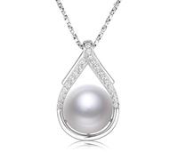 NONNYLLEI Collar de Perlas - Regalo para Esposa, Mujeres, Aniversario, Día de la Madre, Boda, Cumpleaños, Navidad y San Valentín - Joyería Pearl