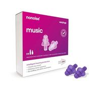 Nonoise Music EarPods Festival - Festival de auriculares - Certificado para conciertos, festivales y músicos - Previene el tinitus - El sonido se mantiene nítido - SNR (26,9 dB) - 1 par - Púrpura