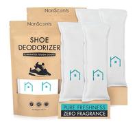 NonScents Desodorante para Zapatos (Paquete de 4), eliminador de olores en cápsulas, ambientador para Zapatillas Deportivas, Bolsas de Gimnasio y casilleros
