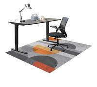 Nonslip Chair Mat for Hardwood Floors100 x 140 cm Office & Gaming Desk Protector DurableIdeal para carpets y superficies duras