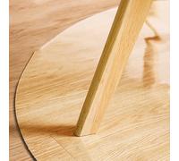 NonSlipChair Mat45 cm - Protector redondo para pisos bajos/estándar, batería y hardwood, resistente al agua, perfecto para el hogar y la oficina, resistente a los arañazos, fácil de limpiar.