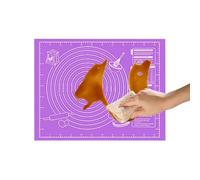 Nonstick Dough Mat, Reusable Silicone Rolling, Food Grade Baking Pad Non Slip Counter, Kitchen Bread Pizza Cake Dough Prep Cooking Tool Home Baking Pastry Work Mat Sheet 23.62 * 17.72 * 0.11inch