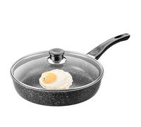 Nonstick Frying Pan, Induction Skillet Cookware, Ceramic Coated Omelet Pan, Heat-Resistant Cooking, Durable Metal, for Egg, Fish, Steak, Apartment, Home, Kitchen, Restaurant, 7.48 inch