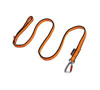 Nonstop Dogwear - Correa elástica 2.8, Negro/Naranja, 2.8 m