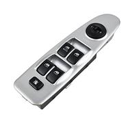 Nonuin Mando Botonera Elevalunas para Hyundai para Elantra 2001 2002 2003 2004 2005 2006 Botón De Interruptor De Control De Ventanilla Eléctrica del Lado Conductor Delantero Izquierdo (Color : Plata)