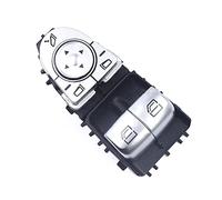 Nonuin Mando Botonera Elevalunas para Mercedes para Benz Clase C para Vito para Viano W447 C43 C63 C180 Interruptor Elevador De Ventana Lado del Conductor A2059050302 2059057011