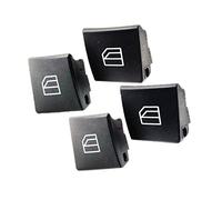 Nonuin Mando Botonera Elevalunas para Mercedes para Benz W204 W212 W463 W166 X166 A-Klasse W176 CLA Coupe C117 X204 4 Unids/Set Tapa De Cubierta De Botón De Interruptor De Ventana