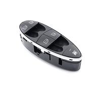 Nonuin Mando Botonera Elevalunas para Mercedes para Benz W211 E280 E320 E500 E63AMG CL CLS A2118213679 Interruptor De Ventana Principal De Energía Eléctrica De Coche con Cromo